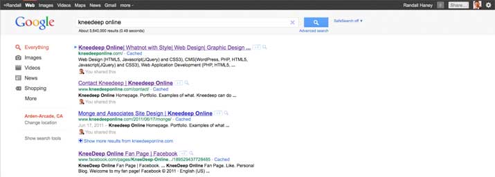 Google Facelift