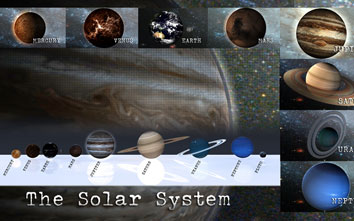 Solar System Mash Up - Photoshop, Cinema 4d